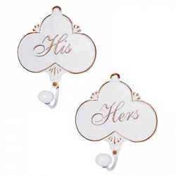 His&Hers Towel Hangers