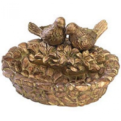 GOLDEN GILDED BIRDFEEDER