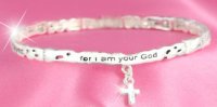 I am with you silver bracelet